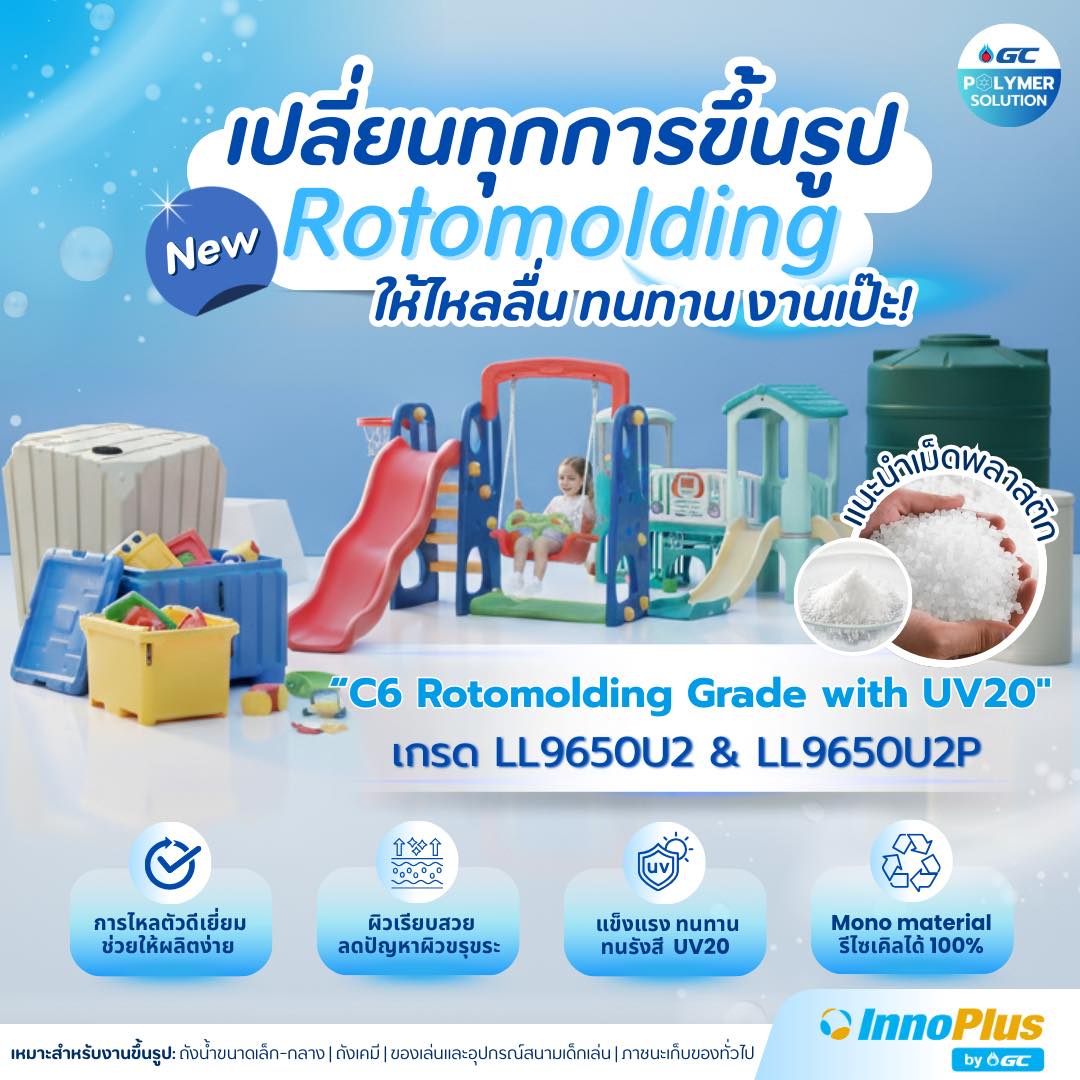 เปลี่ยนทุกการขึ้นรูป Rotomolding ให้ไหลลื่น ทนทาน งานเป๊ะ!​